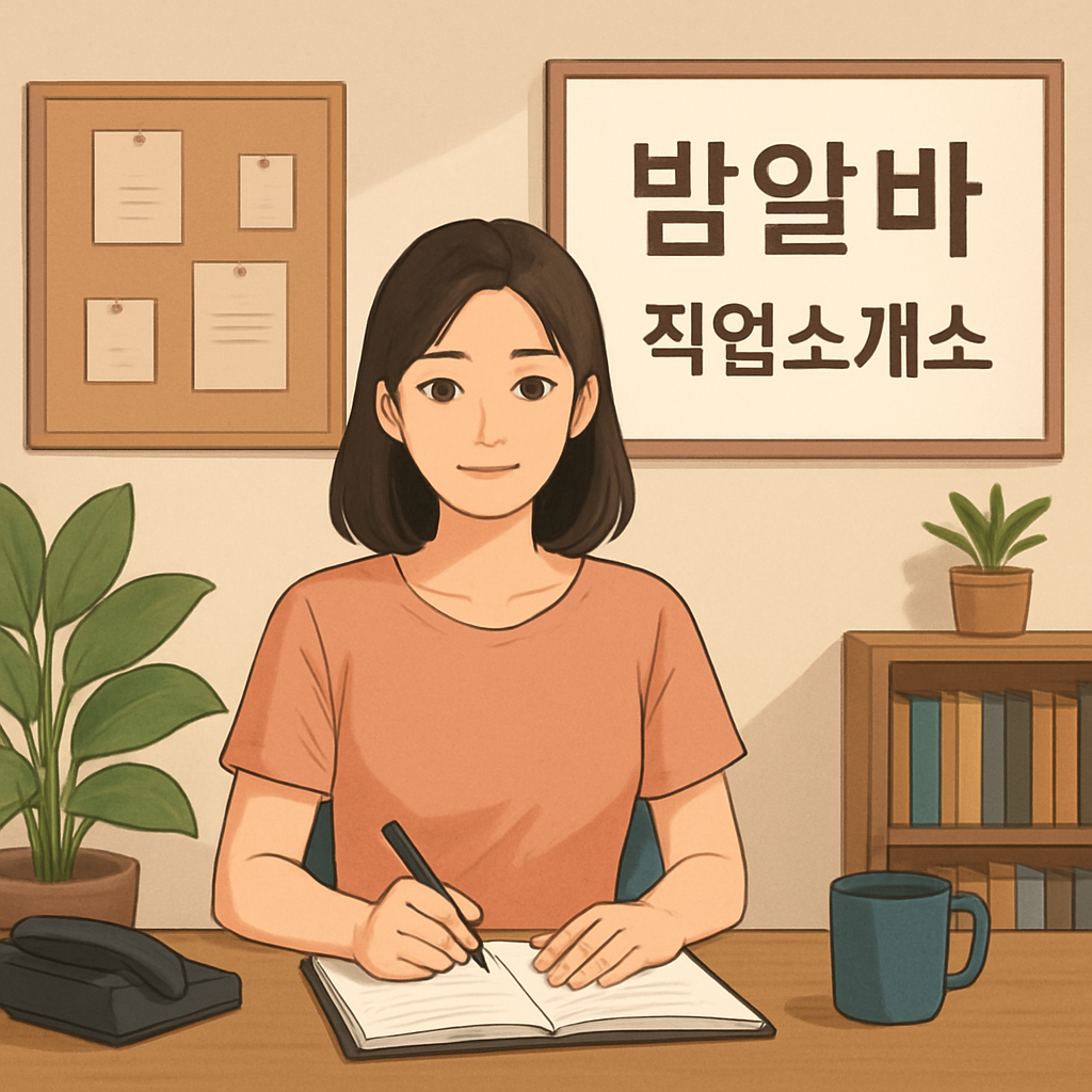 밤알바 직업소개소 메인 이미지