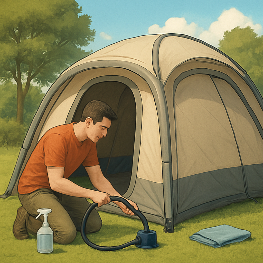 Coody air tent maintenance tips image