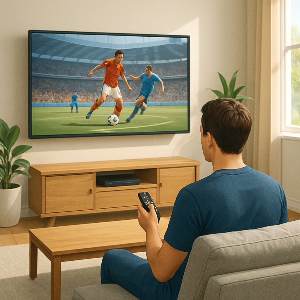 온라인 스포츠 중계 서비스 이미지