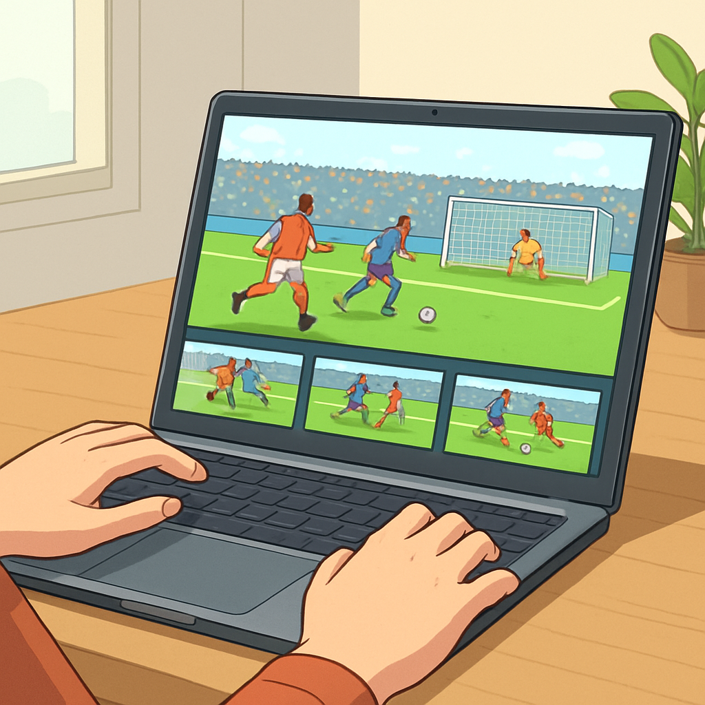 한국에서 실시간 축구 중계 무료 사이트 비교 이미지